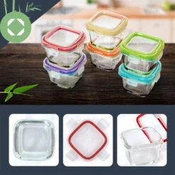 Mini Frischhaltedosen 6er-Set Je 160ml Spülmaschinenfest Auslaufsicher -Outdoor Grills Verkaufsgeschäft 10038297 yy 0003 logo