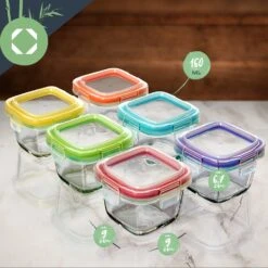 Mini Frischhaltedosen 6er-Set Je 160ml Spülmaschinenfest Auslaufsicher -Outdoor Grills Verkaufsgeschäft 10038297 yy 0008 logo