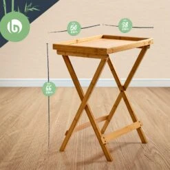 Beistelltisch Für Frühstück Leicht 50 X 66 X 38 Cm Nachhaltig Bambus -Outdoor Grills Verkaufsgeschäft 10038303 yy 0005 logo