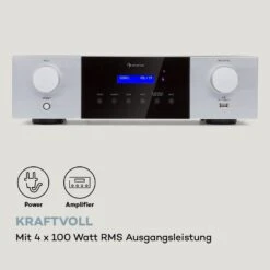 AMP-4000 DAB Hifi-Stereo-Verstärker DAB+-Radio USB Fernbedienung LED-Display 10 AMP-4000 DAB Hifi-Stereo-Verstärker DAB+-Radio USB Fernbedienung LED-Display -Outdoor Grills Verkaufsgeschäft 10038330 de 0004 logo