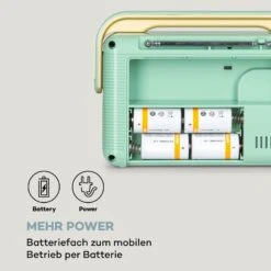 Buddy Digitalradio DAB/DAB+/UKW Bluetooth 5.0 AUX 1Ah-Akku Mobil Retro -Outdoor Grills Verkaufsgeschäft 10038334 de 0006 logo