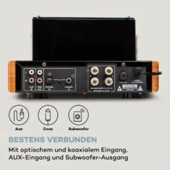 Amp VT Röhrenverstärker HiFi-Verstärker 2x35W RMS BT Opt./Koax./AUX-In -Outdoor Grills Verkaufsgeschäft 10038336 de 0006 logo