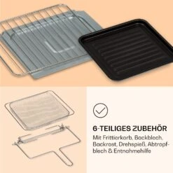 AeroVital Jumbo 3-in-1 Heißluftfritteuse Toaster Dörrautomat 1550 W 18 Liter -Outdoor Grills Verkaufsgeschäft 10038339 de 0007 logo