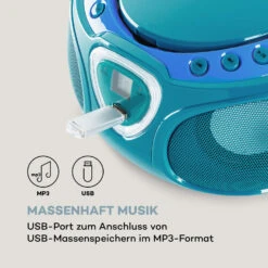 Roadie CD Boombox UKW-Radio Lichtshow CD-Player Bluetooth 5.0 -Outdoor Grills Verkaufsgeschäft 10038356 de 0006 logo