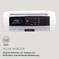 Blaster DAB Radio Tragbarer Bluetooth-Lautsprecher DAB/DAB+/FM Akku LCD 12 Blaster DAB Radio Tragbarer Bluetooth-Lautsprecher DAB/DAB+/FM Akku LCD -Outdoor Grills Verkaufsgeschäft 10038363 de 0005 logo