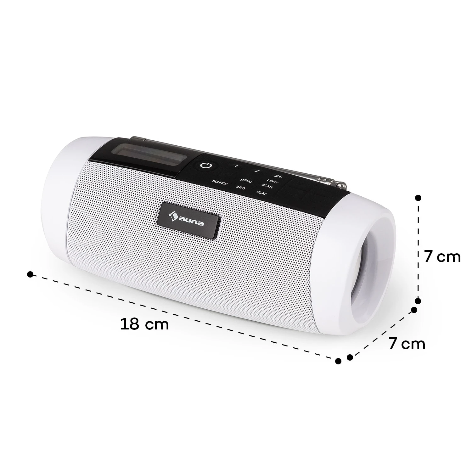 Blaster DAB Radio Tragbarer Bluetooth-Lautsprecher DAB/DAB+/FM Akku LCD 8 Blaster DAB Radio Tragbarer Bluetooth-Lautsprecher DAB/DAB+/FM Akku LCD – Bild 8