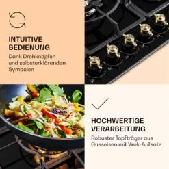 Victoria 5 Gaskochfeld 5-flammig Sabaf-Brenner Glaskeramik Retro-Look -Outdoor Grills Verkaufsgeschäft 10038376 de 0005 logo