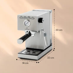Pausa Espressomaker 1350 Watt 20 Bar Druck Wassertank: 1,4 Liter Edelstahl -Outdoor Grills Verkaufsgeschäft 10038393 yy 0008 logo