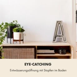 Thorn Blumentopf Mit Ständer 50er Jahre Stil 2 Größen -Outdoor Grills Verkaufsgeschäft 10038440 de 0003 usp