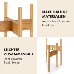 Zeist Pflanzenhalter 2 Höhen Kombinierbar Steck-Design Naturbelassen -Outdoor Grills Verkaufsgeschäft 10038450 de 0004 usp