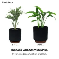 Enspijk Blumentöpfe Walnussholz Polystone Handgemacht 2 Größen -Outdoor Grills Verkaufsgeschäft 10038463 de 0006 usp