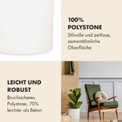 Venlo Blumentopf Polystone In- Und Outdoor 3 Größen -Outdoor Grills Verkaufsgeschäft 10038471 de 0003 usp