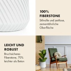 Heusden Blumentopf Polystone Pflanzenfreundlich Handgemacht -Outdoor Grills Verkaufsgeschäft 10038485 de 0003 usp