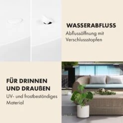 Pflanztopf Übertopf Faserstein In/Outdoor -Outdoor Grills Verkaufsgeschäft 10038510 de 0004 usp