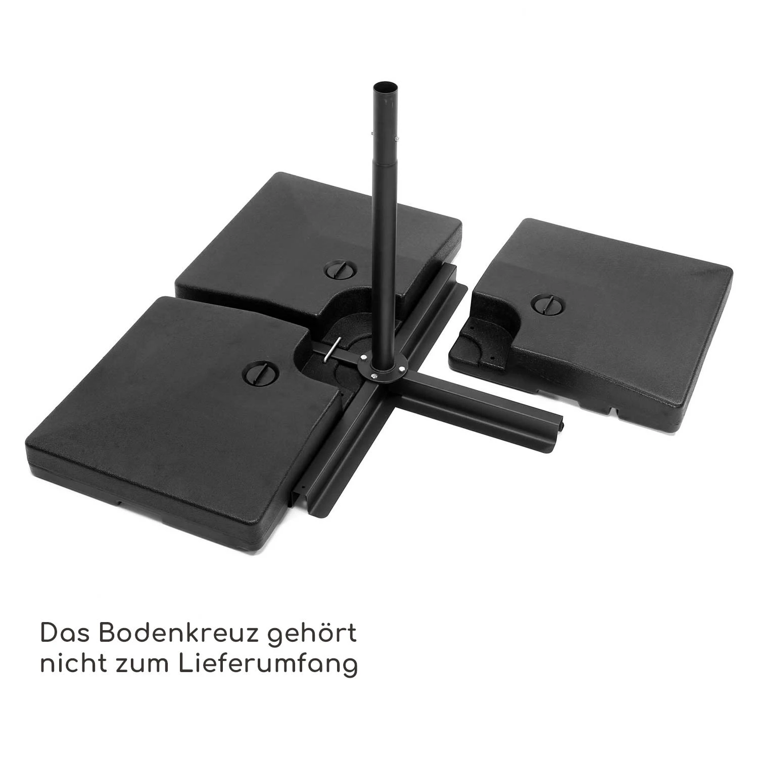 Limousin Sonnenschirmständer-Gewichte 140 Kg Leergewichte 4er-Set 3 Limousin Sonnenschirmständer-Gewichte 140 Kg Leergewichte 4er-Set – Bild 3