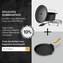 Galloway Dutch Oven 12.0 BBQ-Topf Gusseisen Größe XL / 12 Qt -Outdoor Grills Verkaufsgeschäft 10038583 de 0007 usp