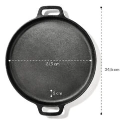 Canadienne Runde Grillpfanne Glatt 35 X 3 Cm (ØxH) Gusseisen -Outdoor Grills Verkaufsgeschäft 10038591 yy 0005 logo