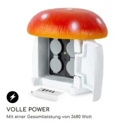 Power Mushroom Smart Gartensteckdose WiFi-Steuerung 3680 Watt IP44 -Outdoor Grills Verkaufsgeschäft 10038628 de 0006 logo