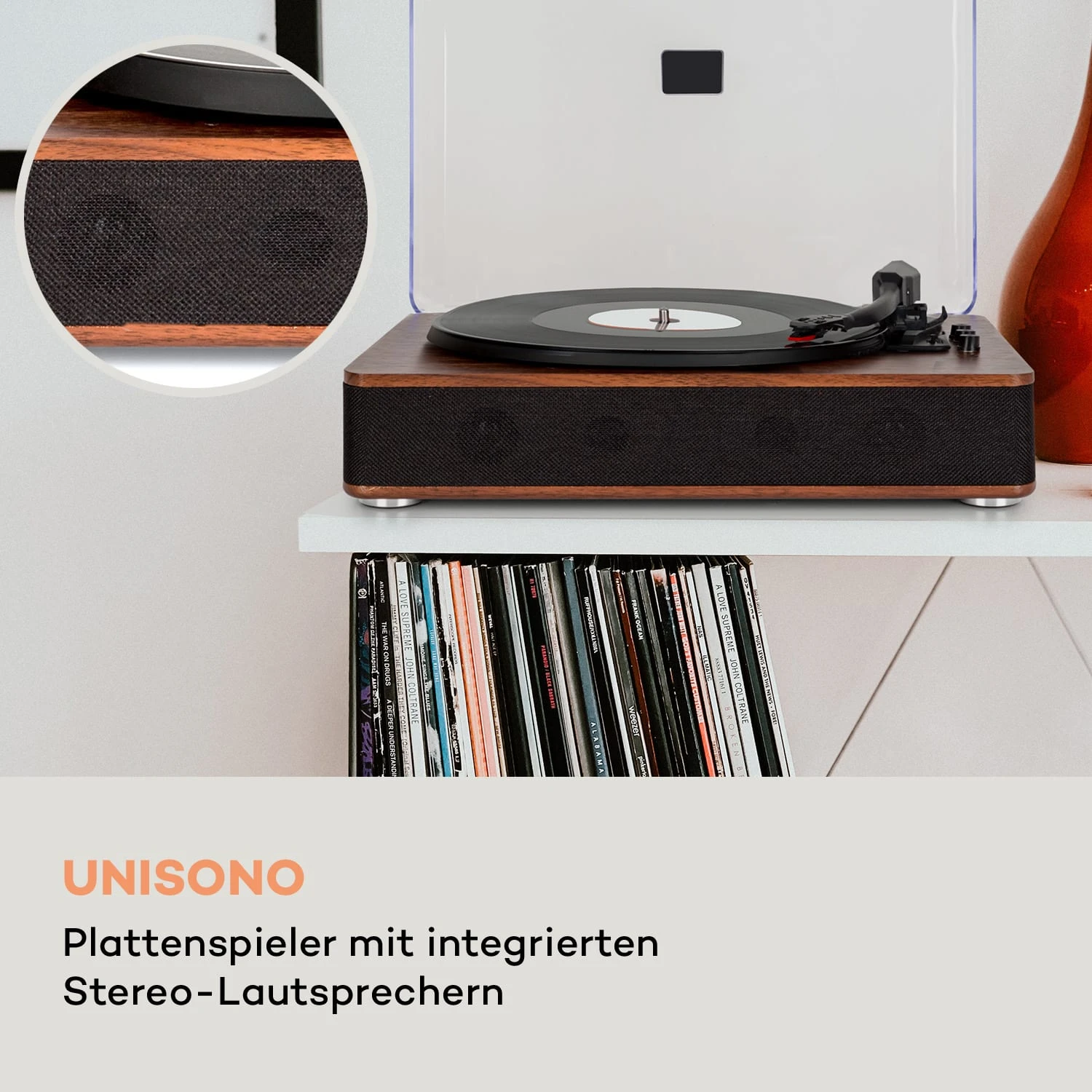 TT-Classic Plus Plattenspieler Staubschutz Bluetooth Record-Funktion 33/45/78 U/min 2 TT-Classic Plus Plattenspieler Staubschutz Bluetooth Record-Funktion 33/45/78 U/min – Bild 2