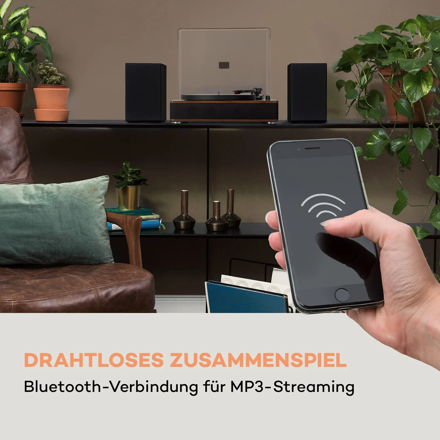 TT-Classic Plus Plattenspieler Staubschutz Bluetooth Record-Funktion 33/45/78 U/min 3 TT-Classic Plus Plattenspieler Staubschutz Bluetooth Record-Funktion 33/45/78 U/min – Bild 3