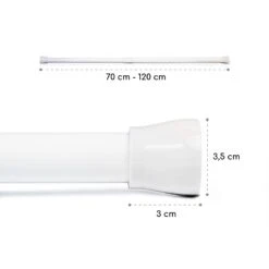 Stamina S Teleskopstange Duschvorhang 70-120cm Rutschfest -Outdoor Grills Verkaufsgeschäft 10038713 yy 0007 logo