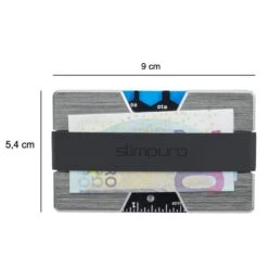 NANO Slim Wallet Geldbörse Extra-flach 12 Karten Münzfach Aluminium -Outdoor Grills Verkaufsgeschäft 10038720 yy 0008 logo