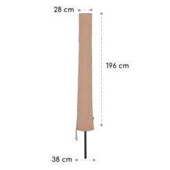 Shield Premium Schutzhülle Sonnenschirm Bis Ø 300 Cm UV-beständig -Outdoor Grills Verkaufsgeschäft 10038725 yy 0008 dimensions