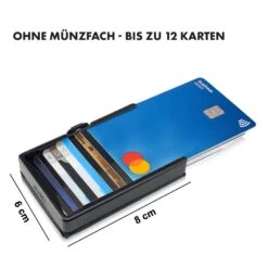 ZNAP Slim Wallet 12 Karten Münzfach 8 X 1,8 X 6 Cm (BxHxT) RFID-Schutz -Outdoor Grills Verkaufsgeschäft 10038746 de 0007 logo