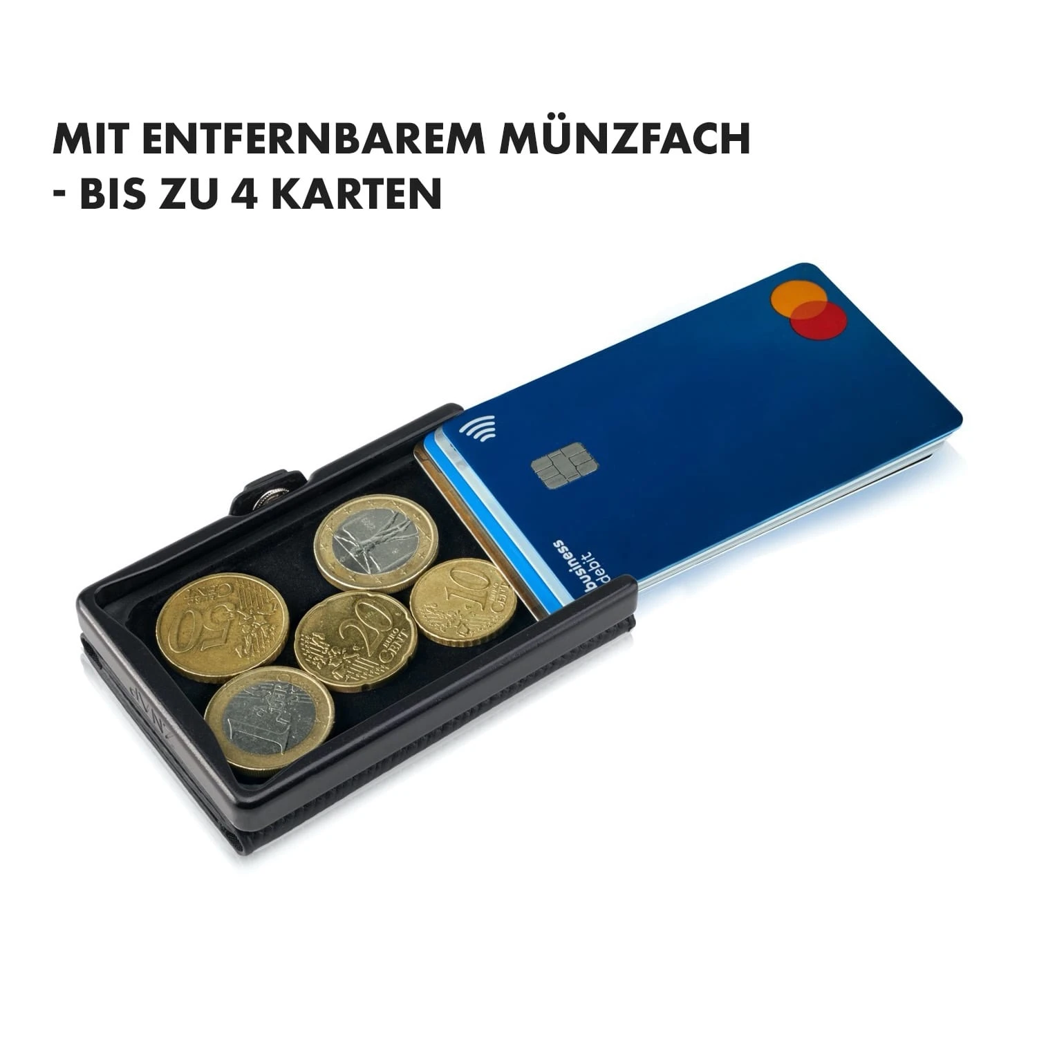 ZNAP Slim Wallet 8 Karten Münzfach 8 X 1,5 X 6 Cm (BxHxT) RFID-Schutz 5 ZNAP Slim Wallet 8 Karten Münzfach 8 X 1,5 X 6 Cm (BxHxT) RFID-Schutz – Bild 5