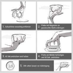Magnetic Mount Magnethalterung Für Rauchmelder Ab 7 Cm Ø Selbstklebend -Outdoor Grills Verkaufsgeschäft 10038808 de 0005 logo