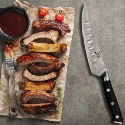 Alpha-Royal Japanese Serie 6" Ausbeinmesser Japanischer AUS10 Damaszener-Stahl -Outdoor Grills Verkaufsgeschäft 10038986 de 0003 logo