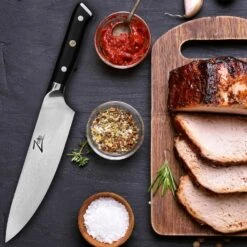 Alpha-Royal Japanese Serie 8" Chefkochmesser Damaszener-Stahl -Outdoor Grills Verkaufsgeschäft 10038989 de 0003 logo