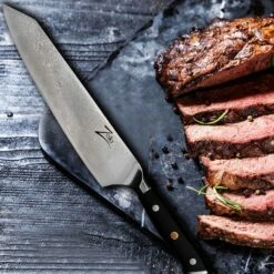 Alpha-Royal Japanese Serie 9" Kiritsuke Messer Damaszener-Stahl -Outdoor Grills Verkaufsgeschäft 10038993 de 0005 logo