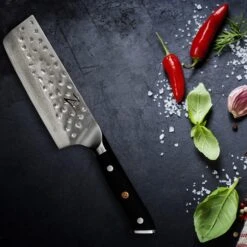 Alpha-Royal Japanese Serie 6" Nakiri Kochmesser Damaszener-Stahl -Outdoor Grills Verkaufsgeschäft 10038994 de 0004 logo