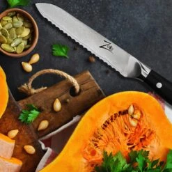 Alpha-Royal Japanese Serie 5,5" Allzweckmesser Wellen Damast-Stahl -Outdoor Grills Verkaufsgeschäft 10038997 de 0004 logo