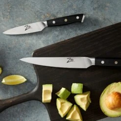 Alpha-Royal German 4" Schälmesser 56 HCR Damaszenerstahl -Outdoor Grills Verkaufsgeschäft 10039004 yy 0004 logo