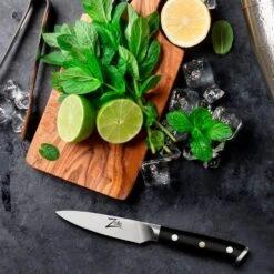 Alpha-Royal German 4" Schälmesser 56 HCR Damaszenerstahl -Outdoor Grills Verkaufsgeschäft 10039004 yy 0005 logo