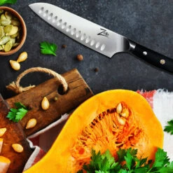 Alpha-Royal German 7" Santokumesser 56 HCR Edelstahl -Outdoor Grills Verkaufsgeschäft 10039005 yy 0005 logo