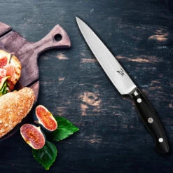 Executive-Plus Serie 6" Allzweckmesser 61 HRC Damaszenerstahl -Outdoor Grills Verkaufsgeschäft 10039018 de 0003 logo