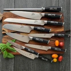 Comfort Pro Serie Messer-Set 8 Messer Block Wetzstahl -Outdoor Grills Verkaufsgeschäft 10039019 yy 0003 logo