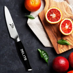 Comfort Pro Serie 4" Schälmesser 56 HRC Edelstahl -Outdoor Grills Verkaufsgeschäft 10039031 yy 0004 logo