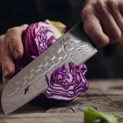 Infinity Wave 7" Santokumesser 61 HRC Damaszenerstahl -Outdoor Grills Verkaufsgeschäft 10039039 yy 0003 logo