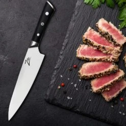 Razor-Edge Serie 8" Kochmesser 59 HRC Edelstahl -Outdoor Grills Verkaufsgeschäft 10039042 yy 0004 logo