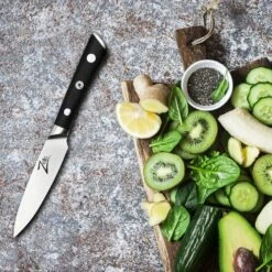 Razor-Edge Serie 4" Schälmesser 59 HRC Edelstahl -Outdoor Grills Verkaufsgeschäft 10039044 yy 0004 logo