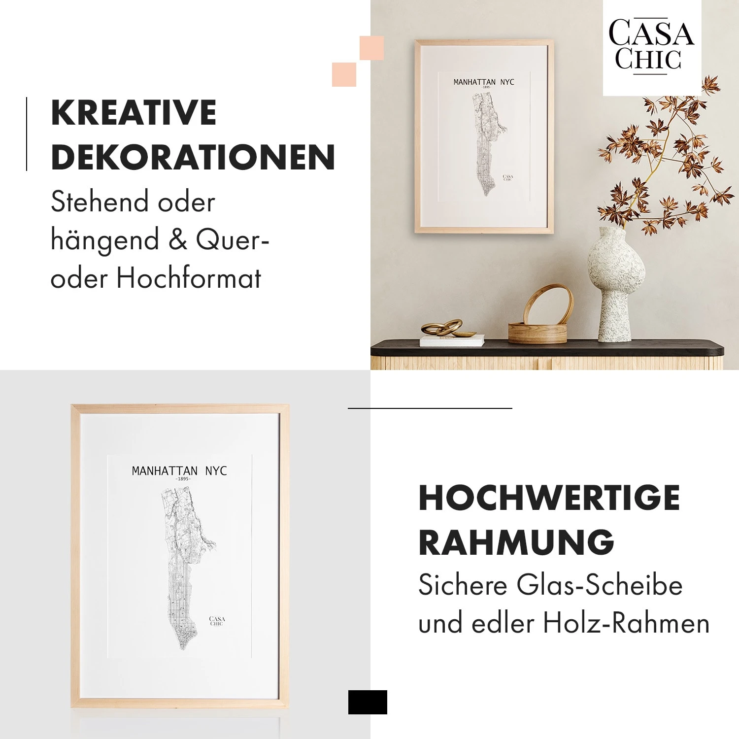 Edinburgh Bilderrahmen Rechteckig A2 58,4 X 41 Cm Fotos Passepartout Echtholz 3 Edinburgh Bilderrahmen Rechteckig A2 58,4 X 41 Cm Fotos Passepartout Echtholz – Bild 3