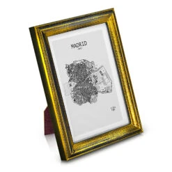 Lancaster Bilderrahmen Rechteckig 17 X 12 Cm Fotos Passepartout Holz