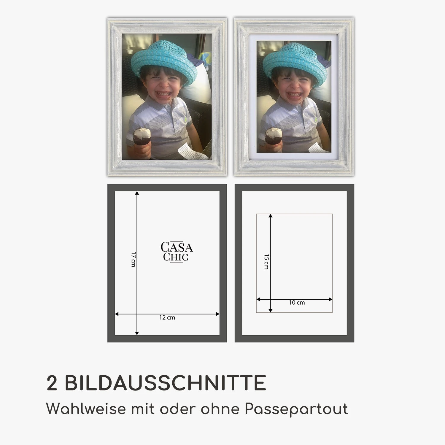 Lancaster Bilderrahmen Rechteckig 3er-Set 17x12 Cm Fotos Passepartout Holz 8 Lancaster Bilderrahmen Rechteckig 3er-Set 17x12 Cm Fotos Passepartout Holz – Bild 8
