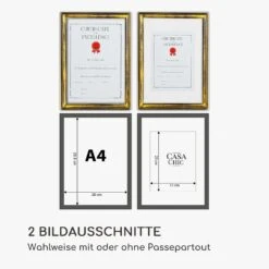 Lancaster Bilderrahmen Rechteckig DIN A4 Fotos Passepartout Holz -Outdoor Grills Verkaufsgeschäft 10039314 de 0007 logo