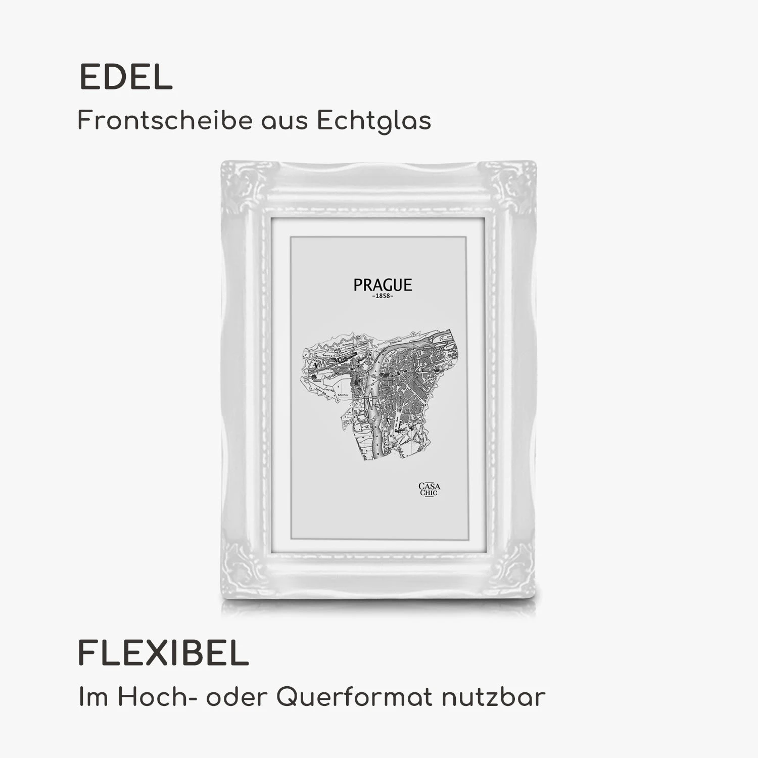 Regent Bilderrahmen Rechteckig 17 X 12 Cm Fotos Passepartout Glas Rokoko 3 Regent Bilderrahmen Rechteckig 17 X 12 Cm Fotos Passepartout Glas Rokoko – Bild 3