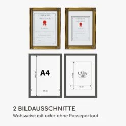 Regent Bilderrahmen Rechteckig A4 Fotos Passepartout Glas Rokoko -Outdoor Grills Verkaufsgeschäft 10039340 de 0006 logo